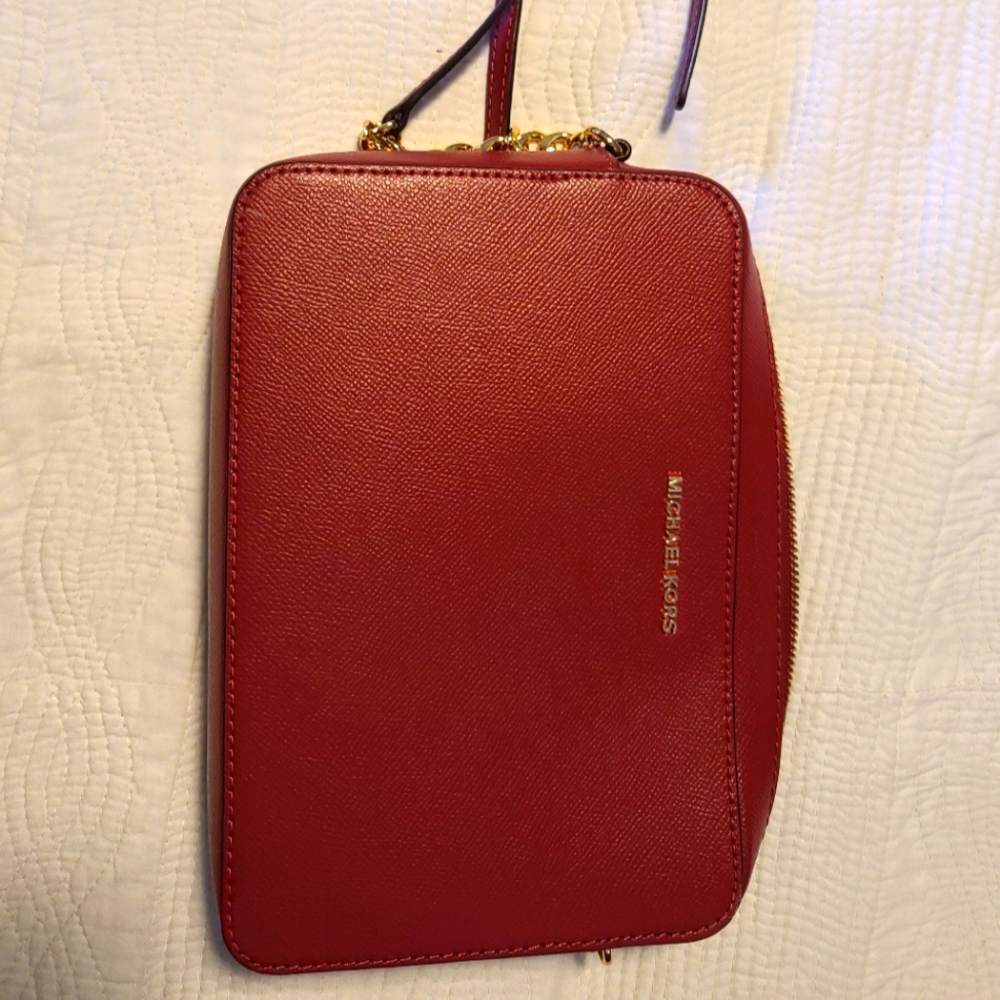 Burgundy Michael Kors Purse